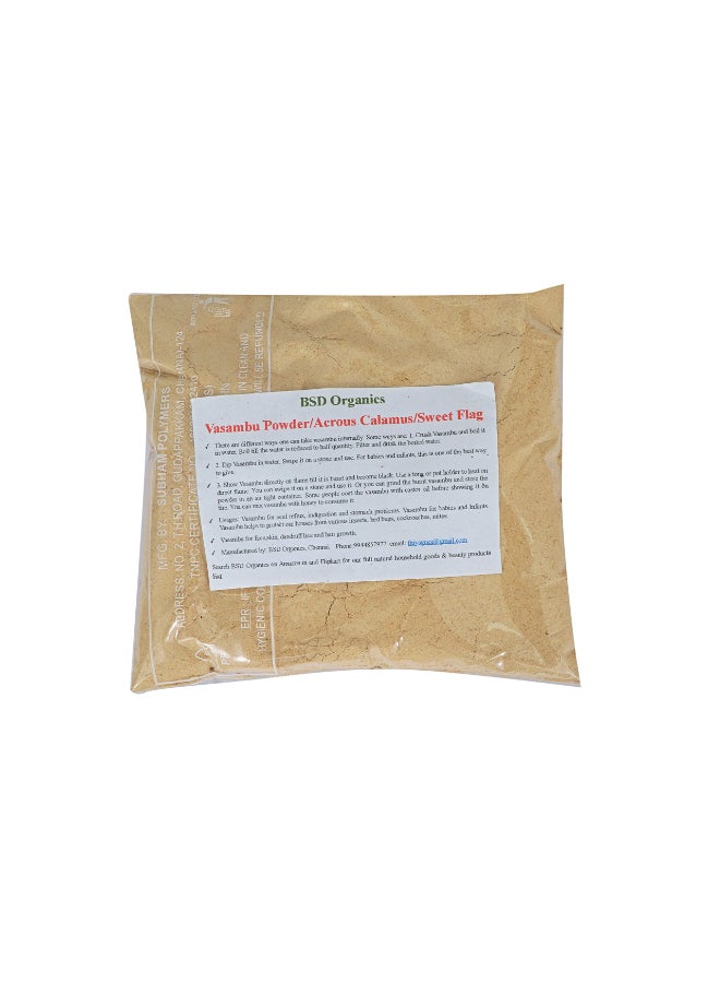 BSD Organics Vasambu PowderAcrous CalamusSweet Flag scalp treatmentchillness to body 100 Grams 35 Ounce - Image 2