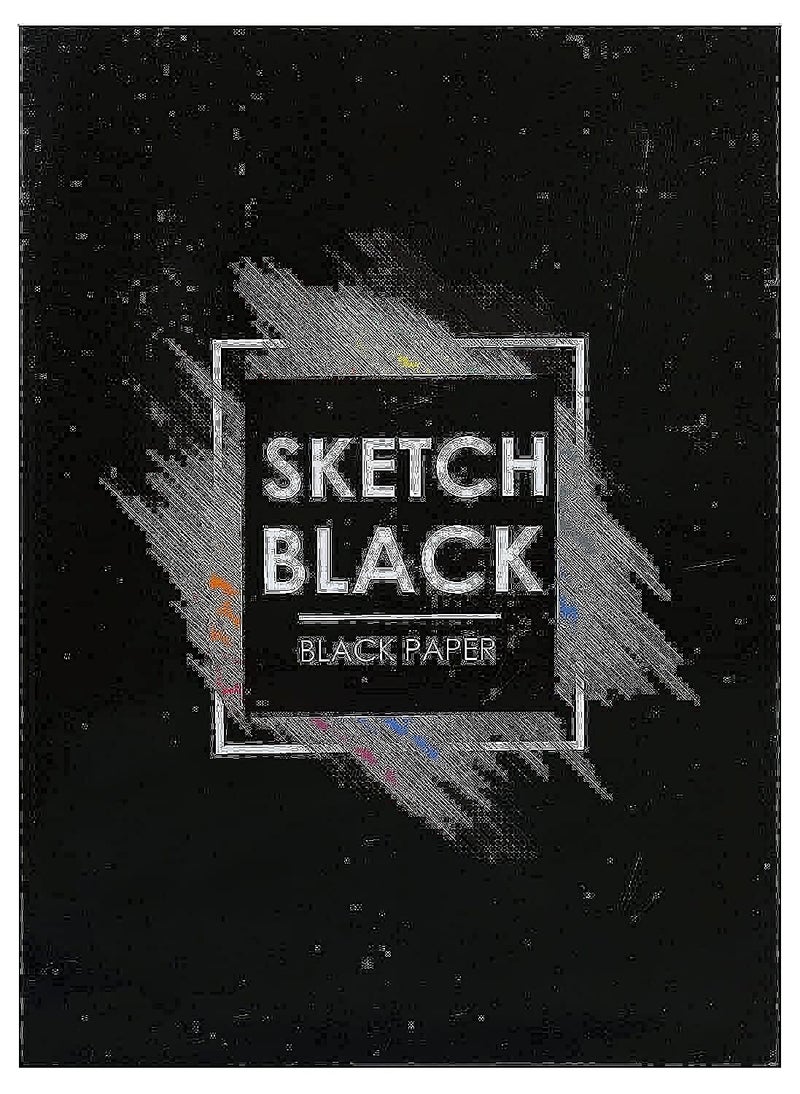 Yassin 1026 Black Sketch Book Paper 30 Sheets 19K 19X26Cm 75Gsm - Multi Color