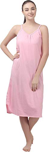 BLAZON Women's Cotton Hosiery Solid Maxi Sublime Night Dress (13005 Cosmic_Pink_01_XXL_Cosmic Pink_2XL) - Image 1