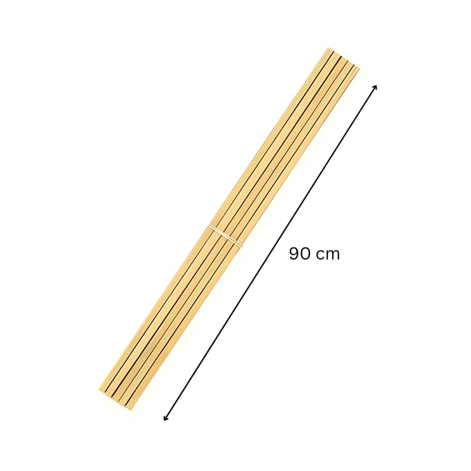 Timberz عصي خشبية | عصي خشب الصنوبر | 12 قطعة من عصي الحرف الفنية الخشبية - Image 3