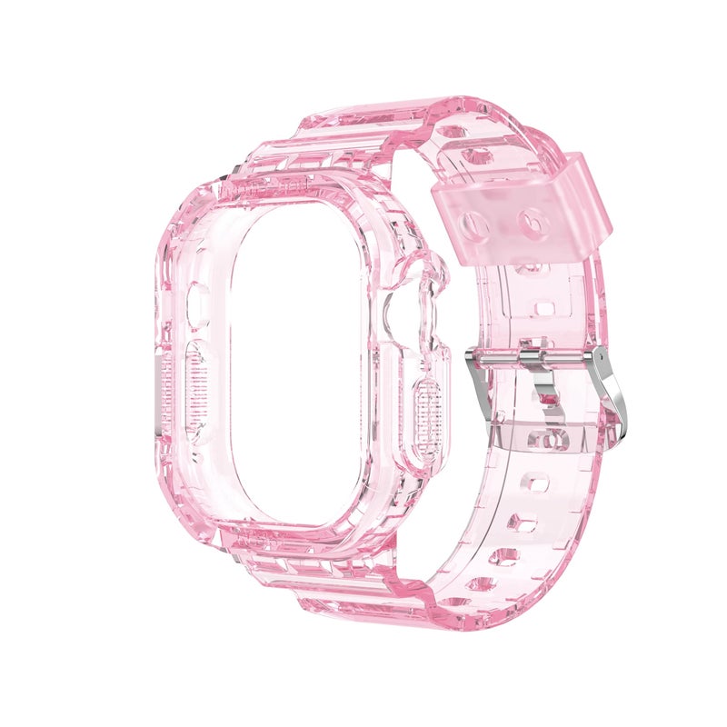 Y&D Replacement Watch Strap Band for Apple Watch Ultra 8 – Transparent TPU 49mm Protective Case with Integrated Bracelet-Style Strap - Image 4