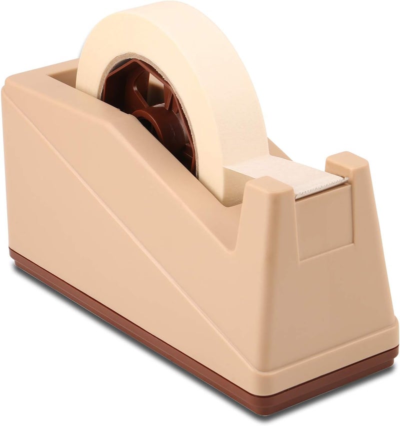 Lichamp Desktop Tape Dispenser Holder with Large 3 inch Core for Masking Tape, Heat Transfer Tape Sublimation, Painters Tape, Freezer Tape and Kitchen Tape - Image 1
