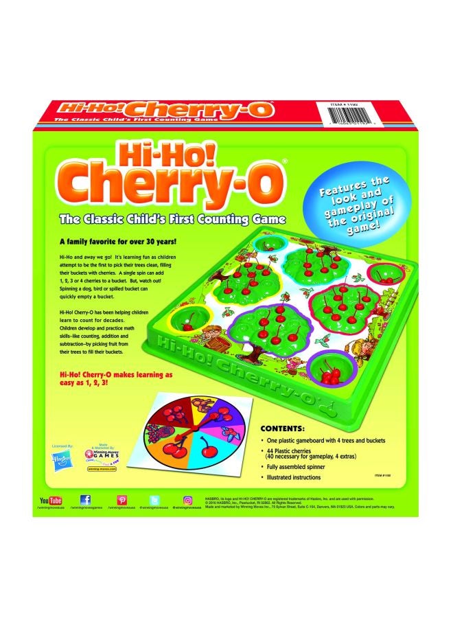 Winning Moves HI-Ho Cherry-O by Winning Moves Games USA, The Classic Child's First Counting Game, for 2 to 4 Players, Ages 3+ - Image 3