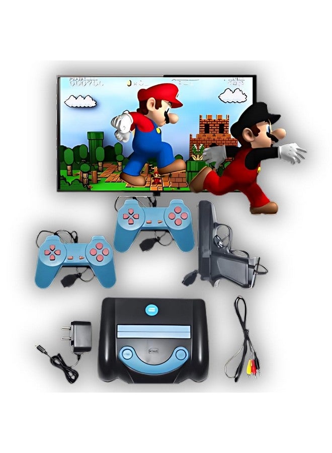 Elevea Elevea { 15 Years Warranty } Plug & Play Mini Game Box with Set of 2 Player TV Gaming Console with Classic Inbuilt Games Like Super Mario Bros, Contra, Double Dragon, Road Fighter etc - Image 2