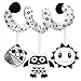 GKDOMS Baby Spiral Hanging Stroller and Car Seat Toys Black and White High Contrast Sensory Toy Newborn Plush Activity Toys Party Favors Quality Gifts for Baby ShowerOWL - Image 3