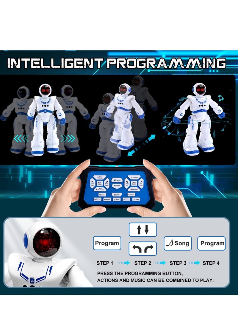 Generic - Interactive Smart Robot Toys, Remote Control Smart Gesture Sensing Educational Robot Toys, RC Gesture Remote Control Robot Programmable, Intelligent Robot Toys for Kids, for Birthday Gifts - Image 1