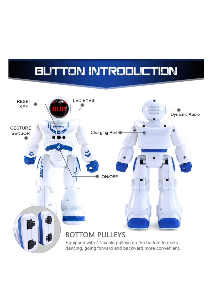 Generic - Interactive Smart Robot Toys, Remote Control Smart Gesture Sensing Educational Robot Toys, RC Gesture Remote Control Robot Programmable, Intelligent Robot Toys for Kids, for Birthday Gifts - Image 1