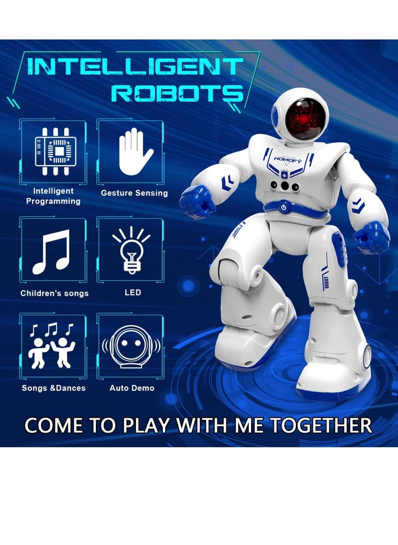Generic - Interactive Smart Robot Toys, Remote Control Smart Gesture Sensing Educational Robot Toys, RC Gesture Remote Control Robot Programmable, Intelligent Robot Toys for Kids, for Birthday Gifts - Image 1