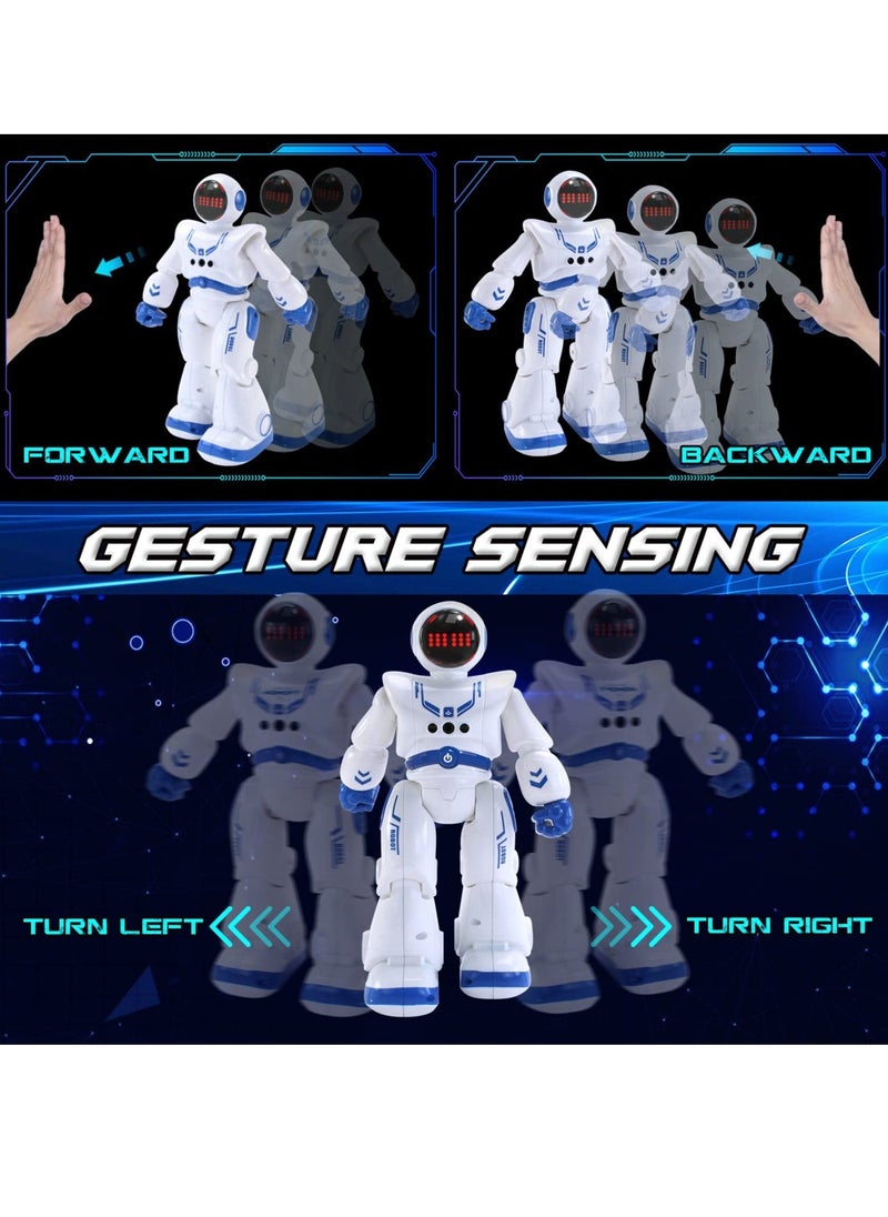 Generic - Interactive Smart Robot Toys, Remote Control Smart Gesture Sensing Educational Robot Toys, RC Gesture Remote Control Robot Programmable, Intelligent Robot Toys for Kids, for Birthday Gifts - Image 1
