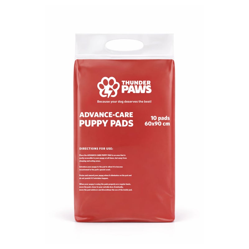 Thunder Paws Advance-Care Puppy & Kitten Pads - 10pcs 60x90cm - Image 2