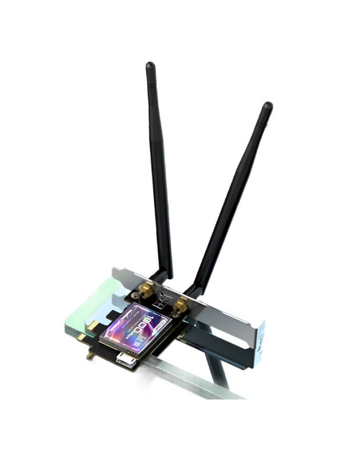 Edup Ax1800 Gigabit Gaming Dual-Band 5G Desktop Built-In Pci-E Interface Wireless Network Card, Wifi6 Receiver And Transmitter, Ep-9658 - Image 1