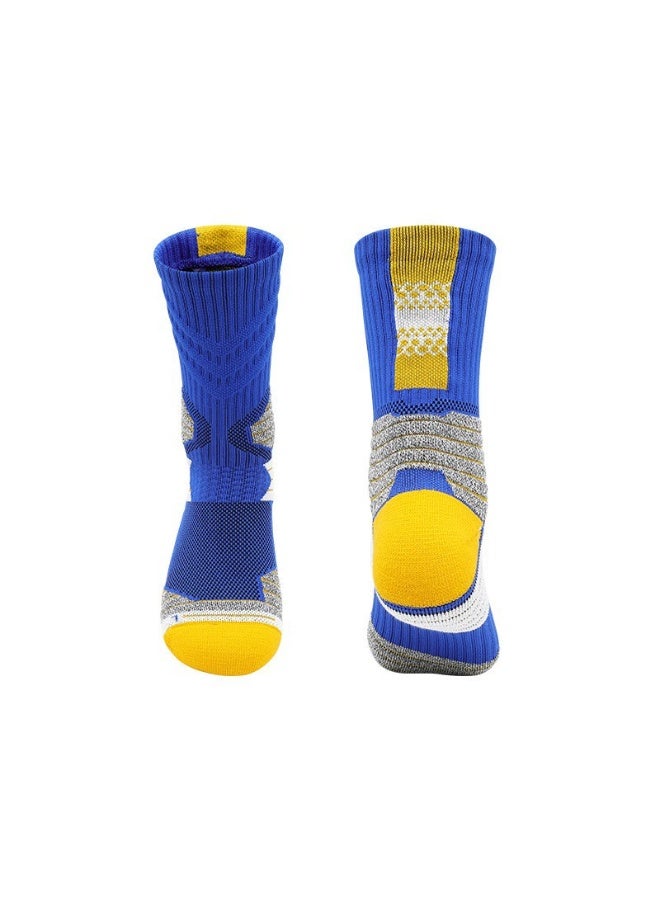 KUYING Fashion Anti Slip Breathable Sports Socks Four Piece Set 