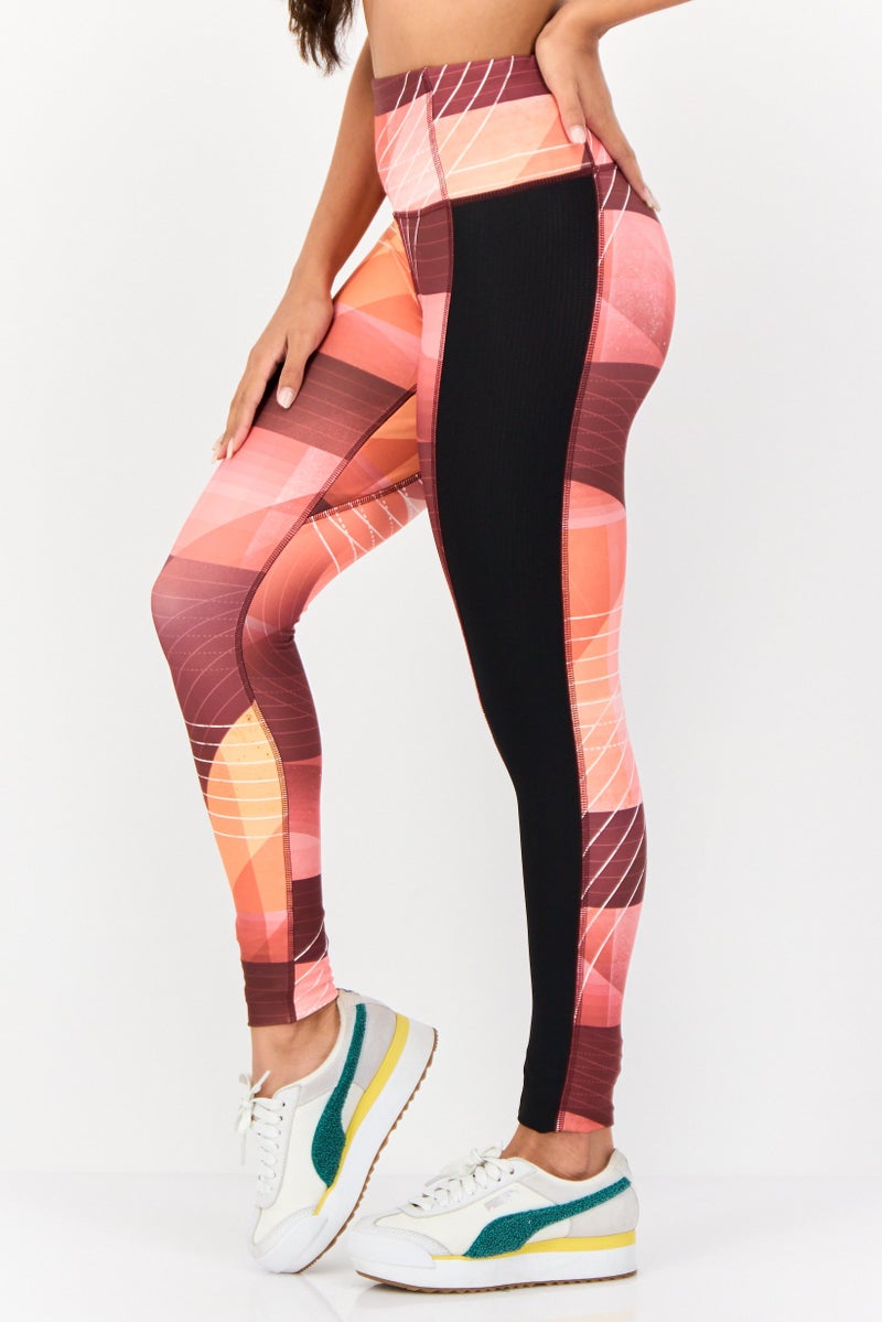 Reebok Women Sportswear Fit Training Leggings, Multicolor - Image 3