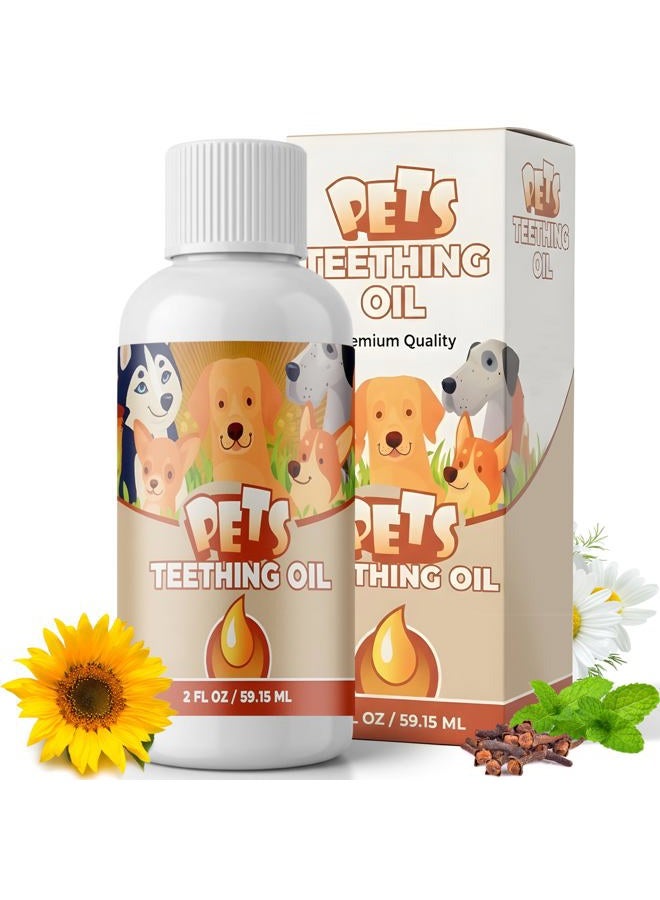 Punkin Butt زيت التسنين للجراء لوقف المضغ وتخفيف الانزعاج | طبيعي 100% ، عضوي ، آمن للكلاب ، خالي من المواد الكيميائية (2 أونصة)  - Image 1