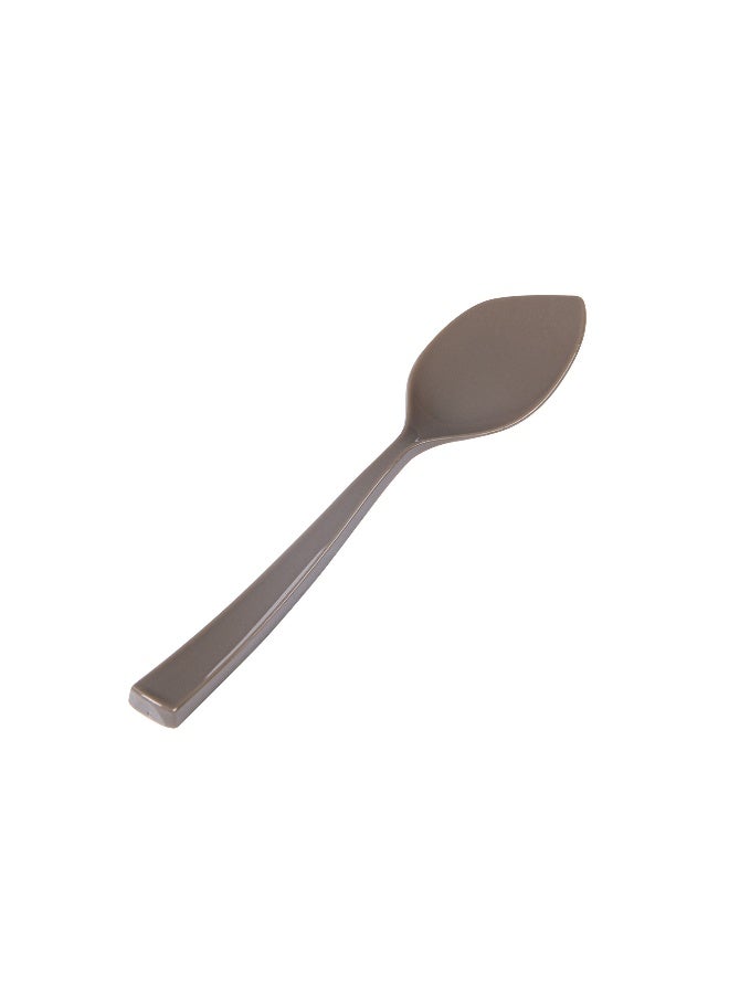 Restaurantware ملاعق حلوى 4.5 × 1 بوصة، 500 ملعقة تذوق قابلة للتصرف - مقابض قوية، بلاستيك رمادي أنيق لملاعق الآيس كريم، ثقيلة، للجيلاتو، السندات، البودينغ، وأكثر - Image 1