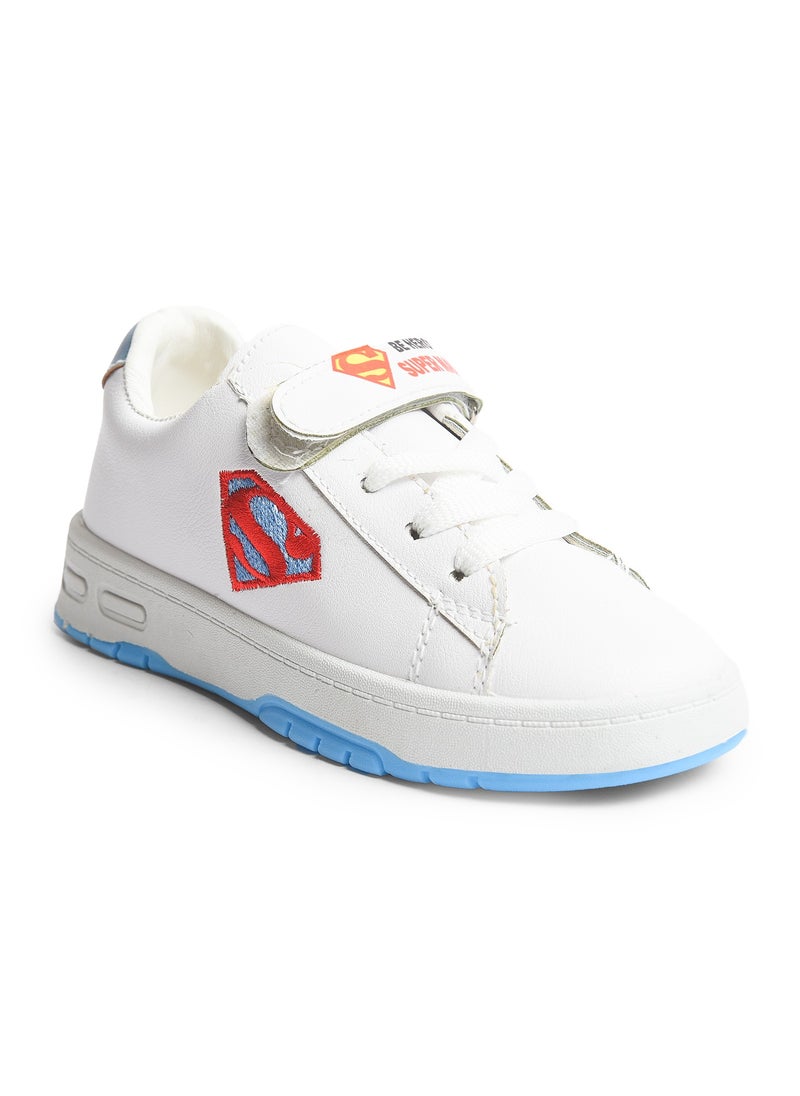 Desert - Trendy Unisex Kids Leather Velcro Sneakers –  Emborioed Design - Image 1