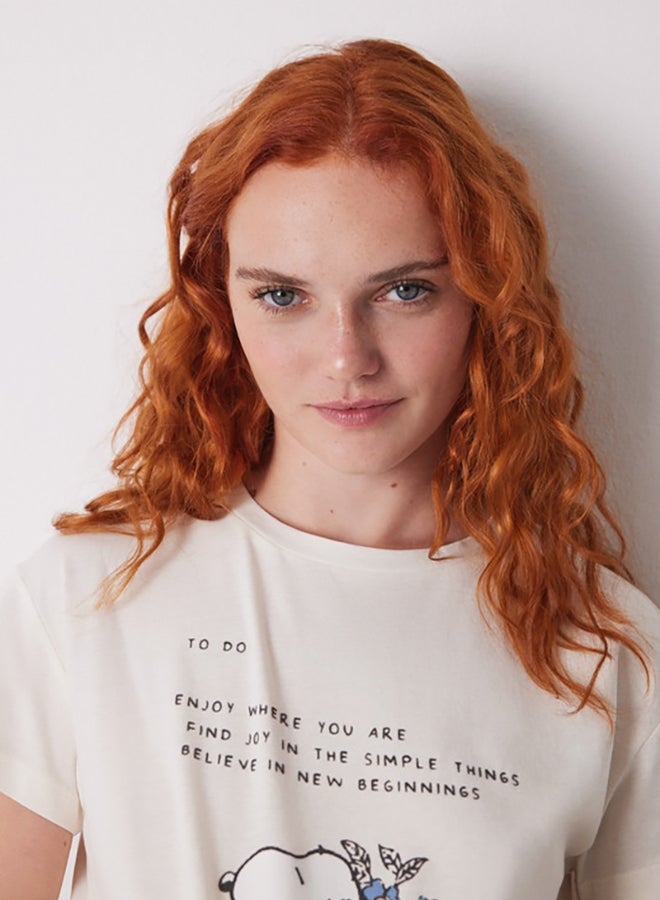 women'secret Cotton Short Sleeve T-Shirt - Image 2