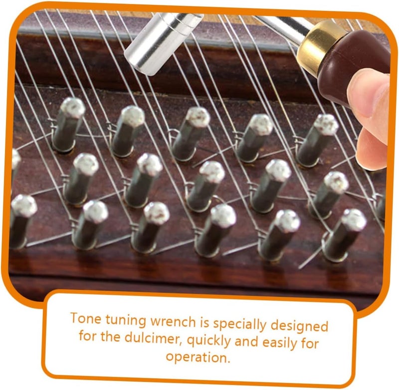 2pcs Dulcimer Tuning Wrench Lightweight Instrument Accessory for Easy String Versatile Tool for Yangqin Players Your Playing - Image 4