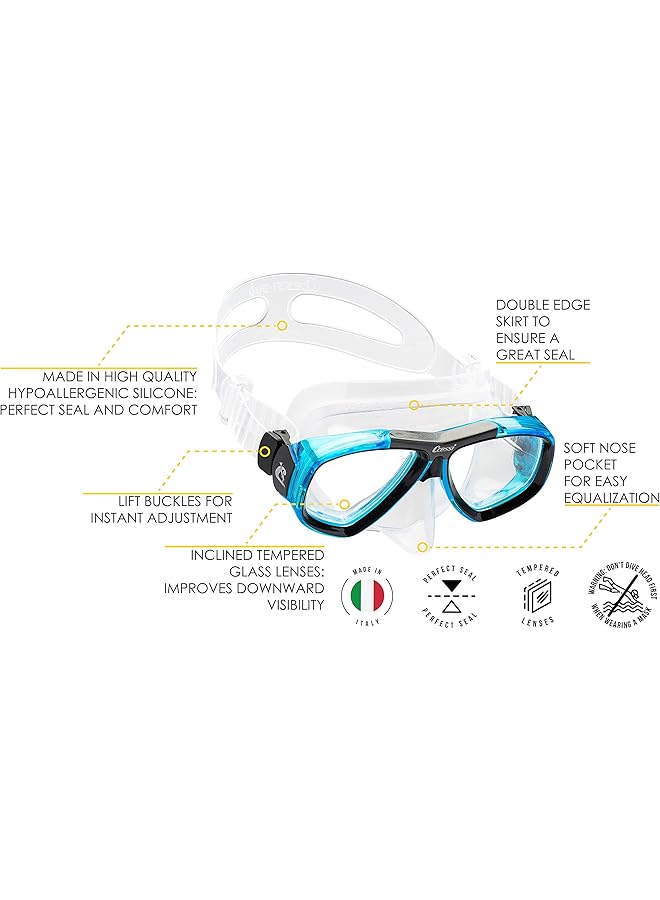 Cressi Focus Mask Diving & Snorkeling Mask - Image 5
