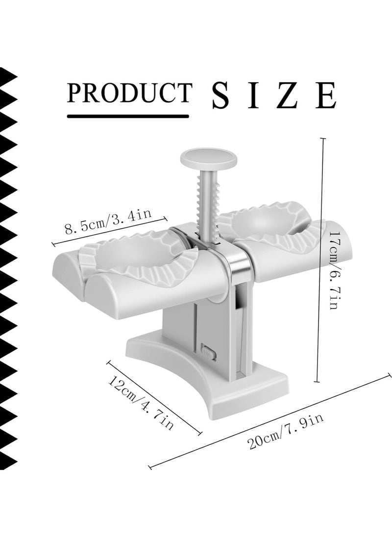 MIRFA - Double Head Dumpling Maker Mould (White) - Image 1