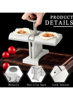 MIRFA Double Head Dumpling Maker Mould (White)  - Image 5