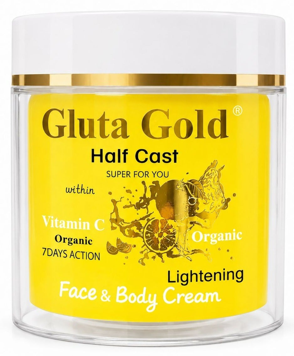 Gluta Gold Gluta Gold Half Cast Lightening Face & Body Cream 500 g | Best Price UAE