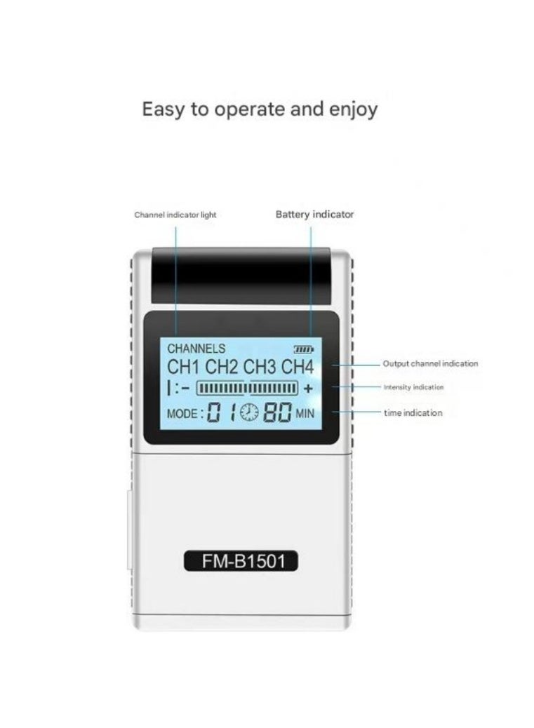 XiuWoo TENS Low Frequency Pulser Physiotherapy Device - Muscle Stimulator + Back Pain Relief and Management (Includes Electrode Pads) - Image 5