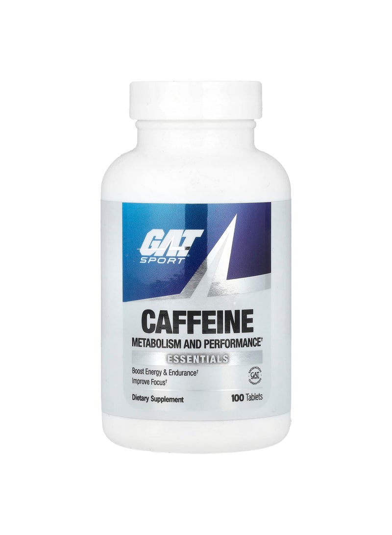 Sport, Caffeine, Metabolism and Performance, 100 Tablets