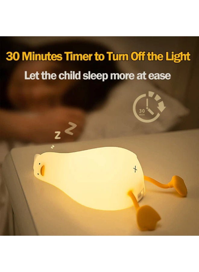Smart & Cute Duck LED Lamp Collection — Adjustable Lighting with Multi-Color Modes and Rechargeable Battery - Image 4