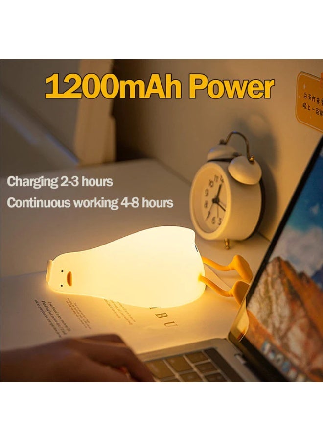 Smart & Cute Duck LED Lamp Collection — Adjustable Lighting with Multi-Color Modes and Rechargeable Battery - Image 3