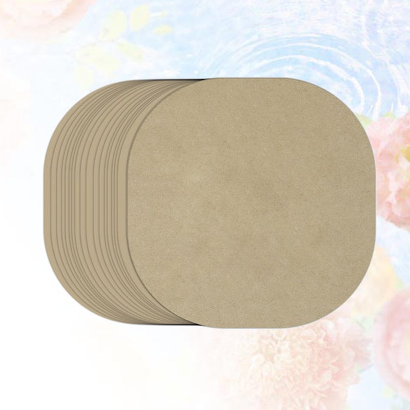 100 Sheets Unbleached Paper Cookie Baking Sheet Oven Baking Paper Steamer Pans Safe Non-Stick Precut Baking Parchment Disposable Silicone Paper(Burlywood) - Image 5