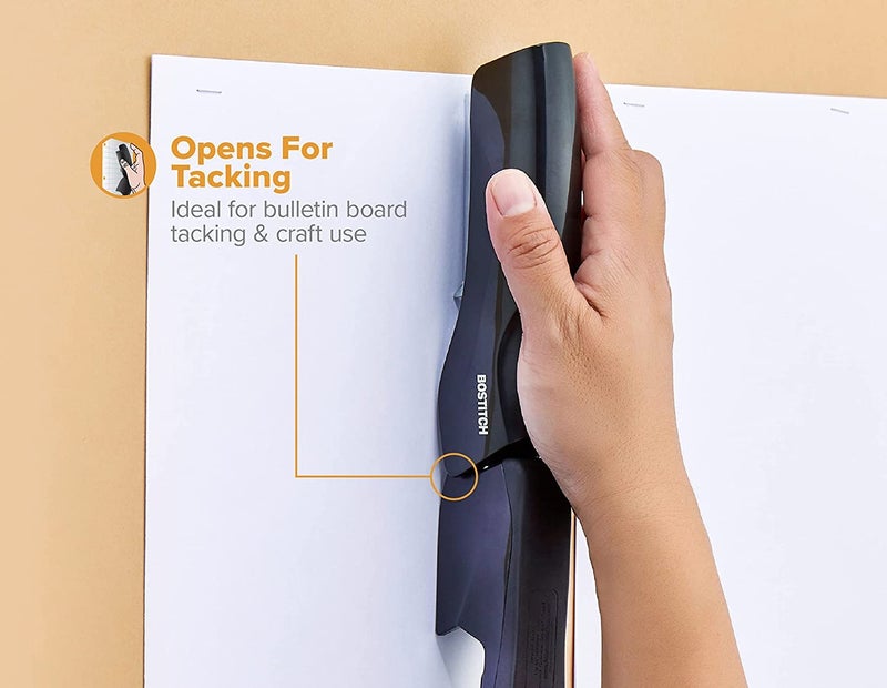 Bostitch Office Stapler Heavy Duty - 40 Sheet Stapler for Desk -Full-Strip - Includes 1260 Staples - Black - Image 5