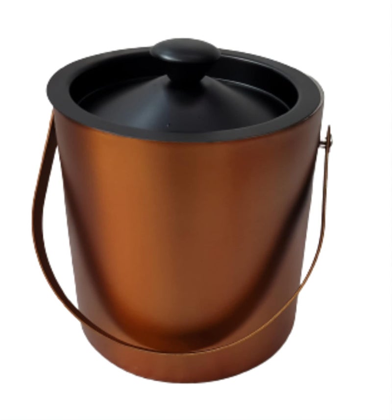 Proniks Stainless Steel Insulated Ice Bucket with Ice Scope and with Peg Measure Keeps Ice Cold for 6 h Great bar Tools for Home bar Accessories Mini bar Wine Large Medium Small - Image 2
