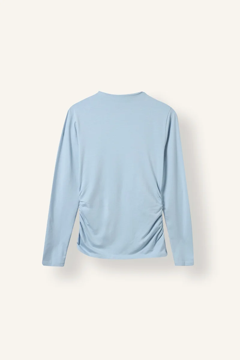 Regular Fit Boat Collar modal Long Sleeve T-Shirt
