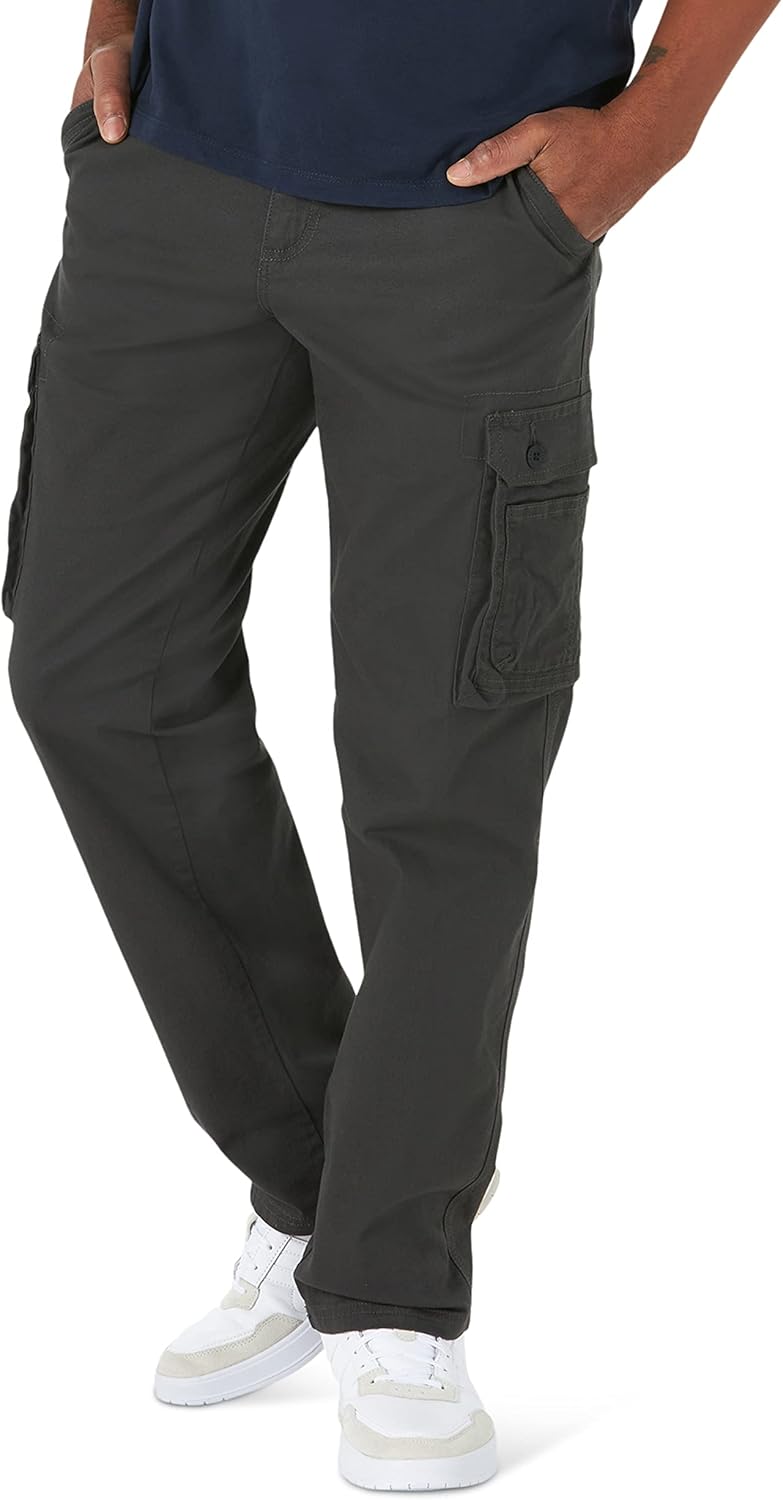 Lee Men's Wyoming Relaxed Fit Cargo Pant, Shadow, 36W x 29L - Image 1
