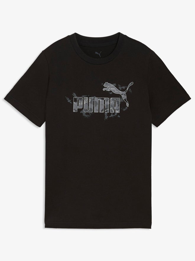 PUMA Black Essential Camo B Pebble T-Shirt - Image 1
