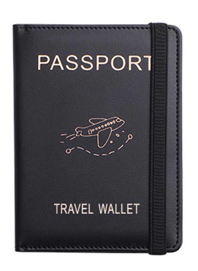 Mordely passport holder Stylish Passport Wallet with Multiple Card Slots Blocking Keep Your Documents Organized and Secure  - Image 2