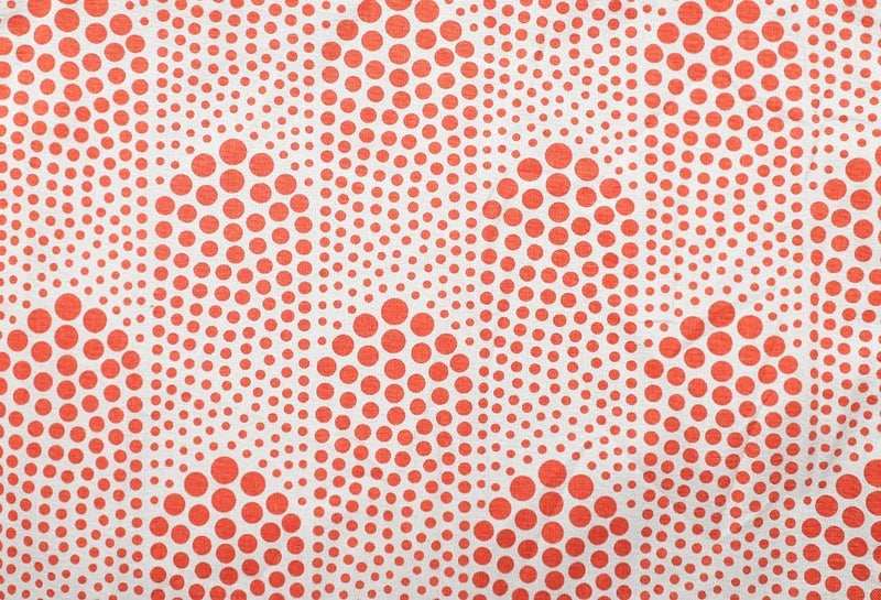 Dekor World 12 Pieces Cotton Bubble Orange Printed and Solid Napkin Set for Dinning and Kitchen - Image 2
