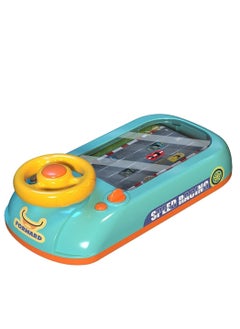 Eotia Steering Wheel Toys Interactive Race Car Toy Toddler Simulated Driving Racing Car Game with Sound and Music Birthday Gift For Kids Aged 3+  - Image 1