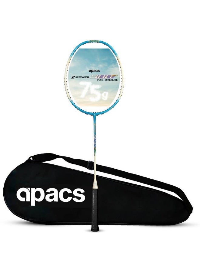 Apacs apacs Z Power 900 RP+ Super Lite (Lightweight, Extra Slim Shaft) 33LBS | Japan HMG Yellow, Blue Unstrung Badminton Racquet  (Pack of: 1, 75 g)  - Image 1