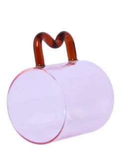 Decor Curve Handle Glass Mug, Pink - pzsku/Z66ED44D3AD4E37B3D37FZ/45/_/1740642986/f4c39a49-68c5-427f-b1e7-87680aaa8b77