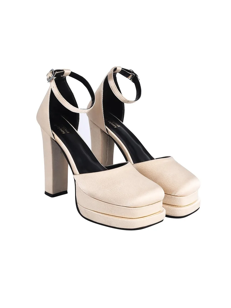 شوتوبيا Shoetopia Chunky Platform  High Heels for Women & Girls