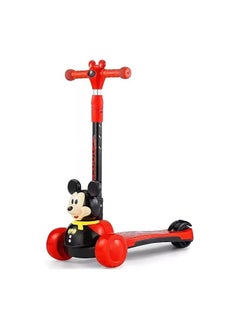 Generic Lightweight foldable 3-wheel scooter, different colors, number of wheels: 3 (red)  - Image 1