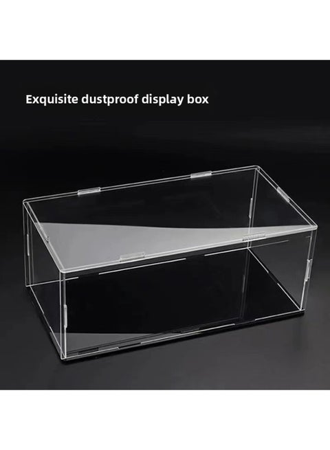 Cyberpunk Black Samurai Rambo Shijie 911 Container Remote Control Racing Gradient Building Blocks Sports Car Boys Play-Color:acrylic Display Box