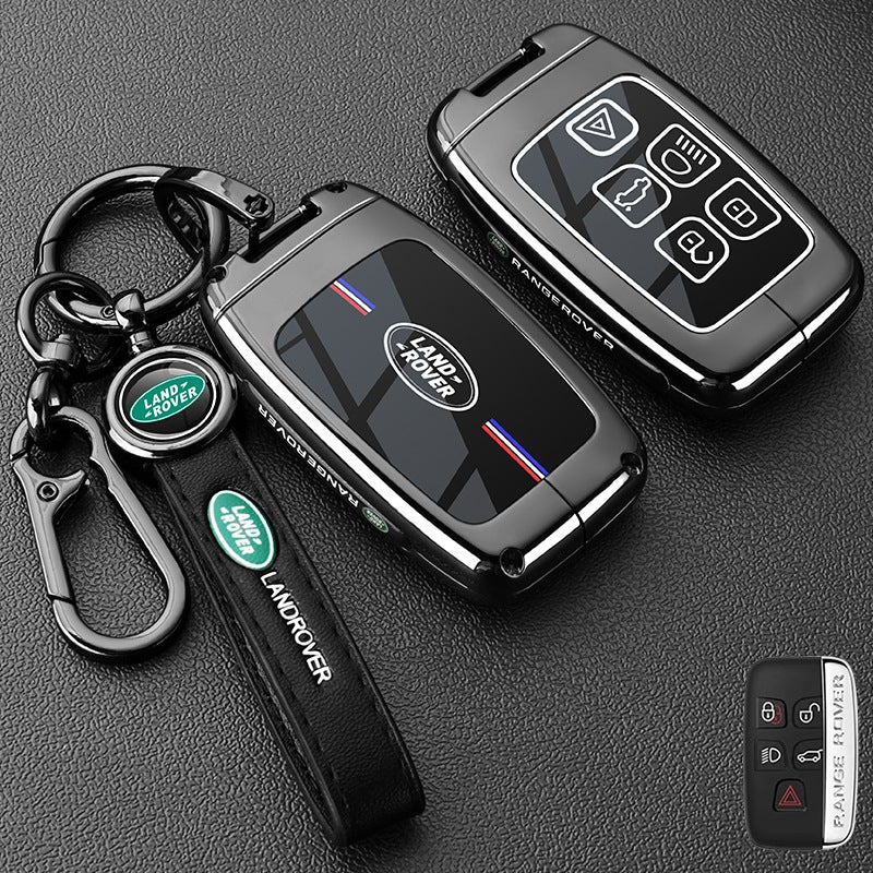 LAND ROVER Key Case Cover for Land Rover Discovery 5, Defender, and Range Rover Sport - Zinc Alloy Design - Image 1