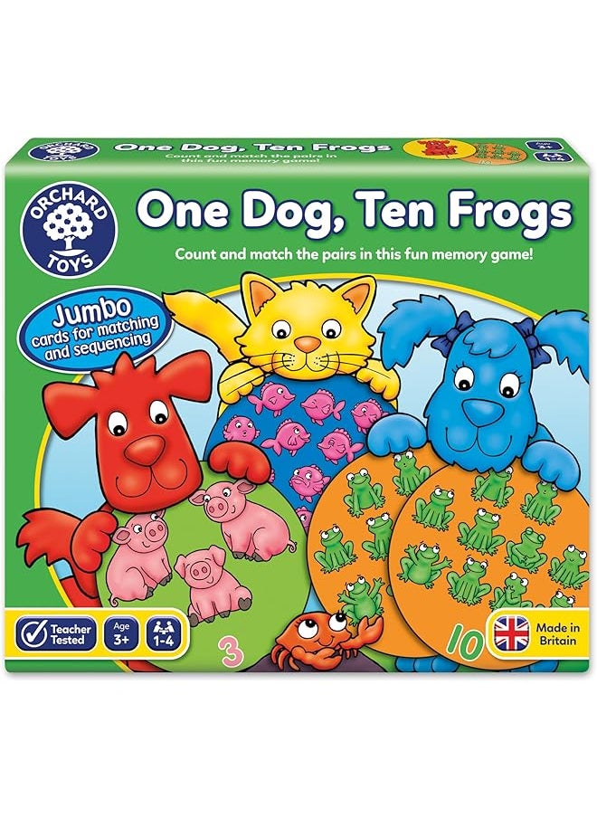 ORCHARD TOYS - One Dog Ten Frogs - Image 1