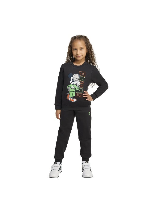 Adidas Lk Dy Mm Jog Black Training Suits For Kids 4-5Y - Image 5