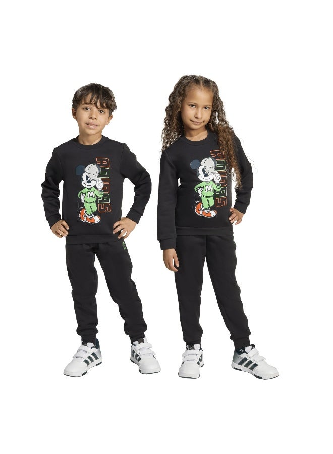 Adidas Lk Dy Mm Jog Black Training Suits For Kids 4-5Y - Image 4