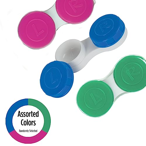 Flents Contact Lens Case, Small Travel Sized, Leak-Proof Design, Soft Grip, Durable and Sturdy Design, Colors May Vary, BPA Free - Image 3