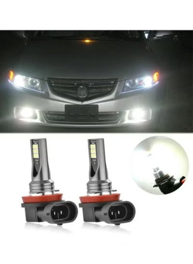 AROAQ 1PC H8 H11 LED Bulb 12smd 110W LED Car Fog Lights Automotive Headlamp DC12-24V 6500k Super Bright Auto Fog Lamp Car Lights - Image 1